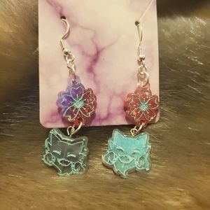 Spooky Floral Haunter Earrings